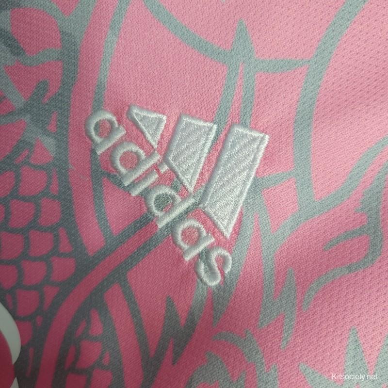 Pink Real Madrid soccer jersey - Depop