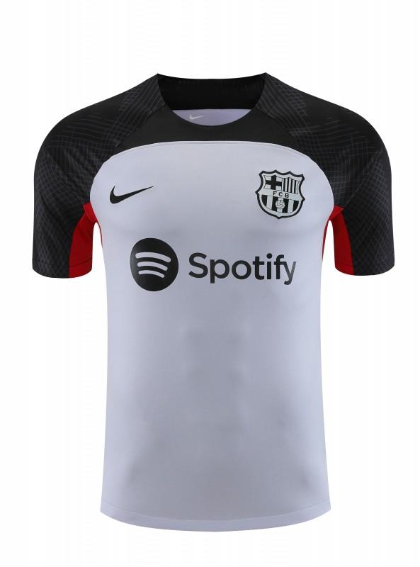 23-24 Barcelona Away White Jersey - Kitsociety