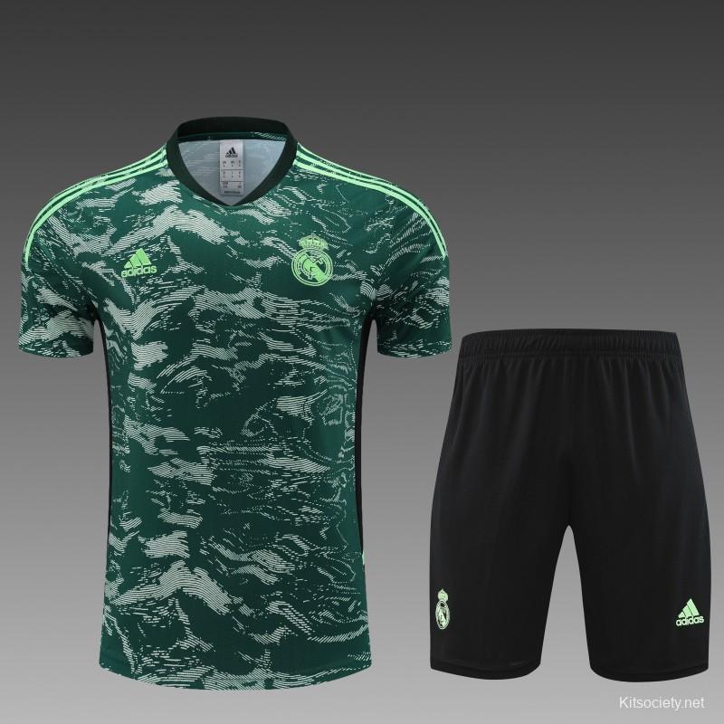 Adidas Real Madrid 2019-2020 green football soccer shirt jersey size S