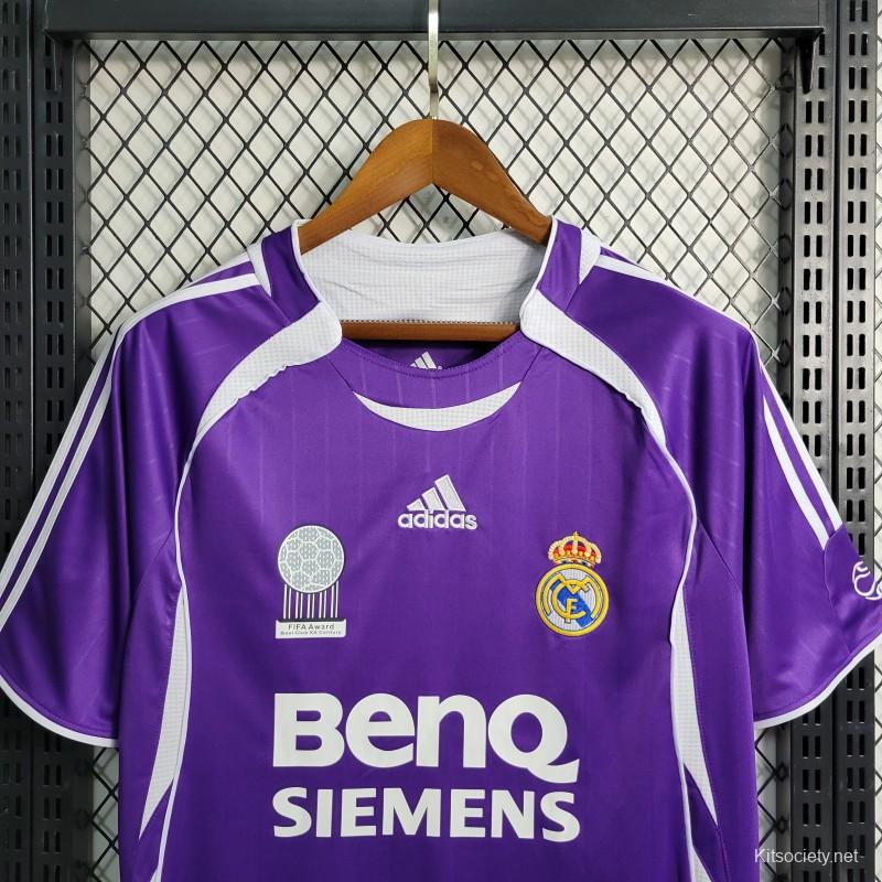 Retro 06/07 Real Madrid Third Purple Jersey - Kitsociety