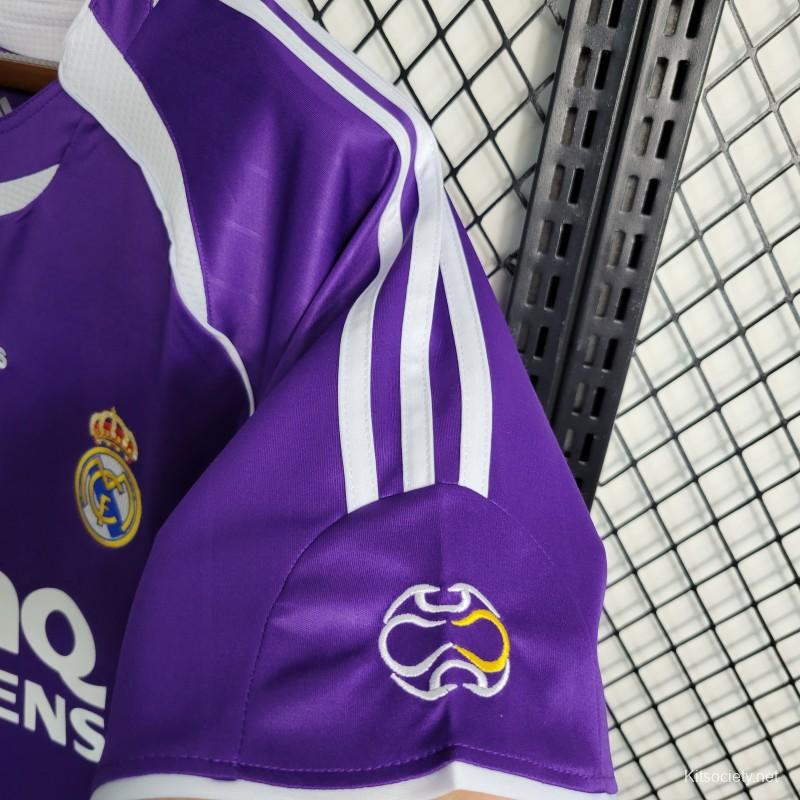 Retro 06/07 Real Madrid Third Purple Jersey - Kitsociety