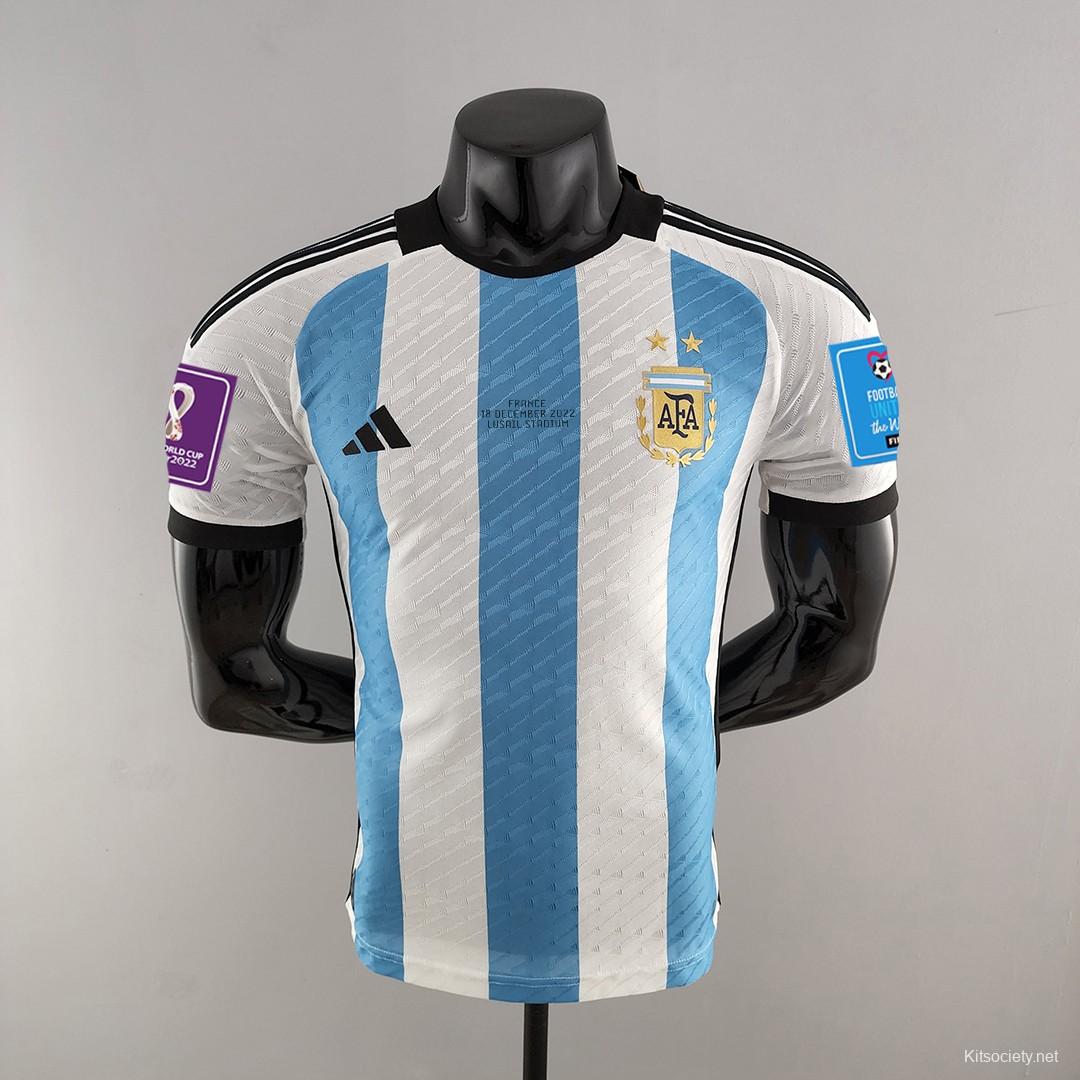 Argentina 2022 World Cup Player Version Jersey