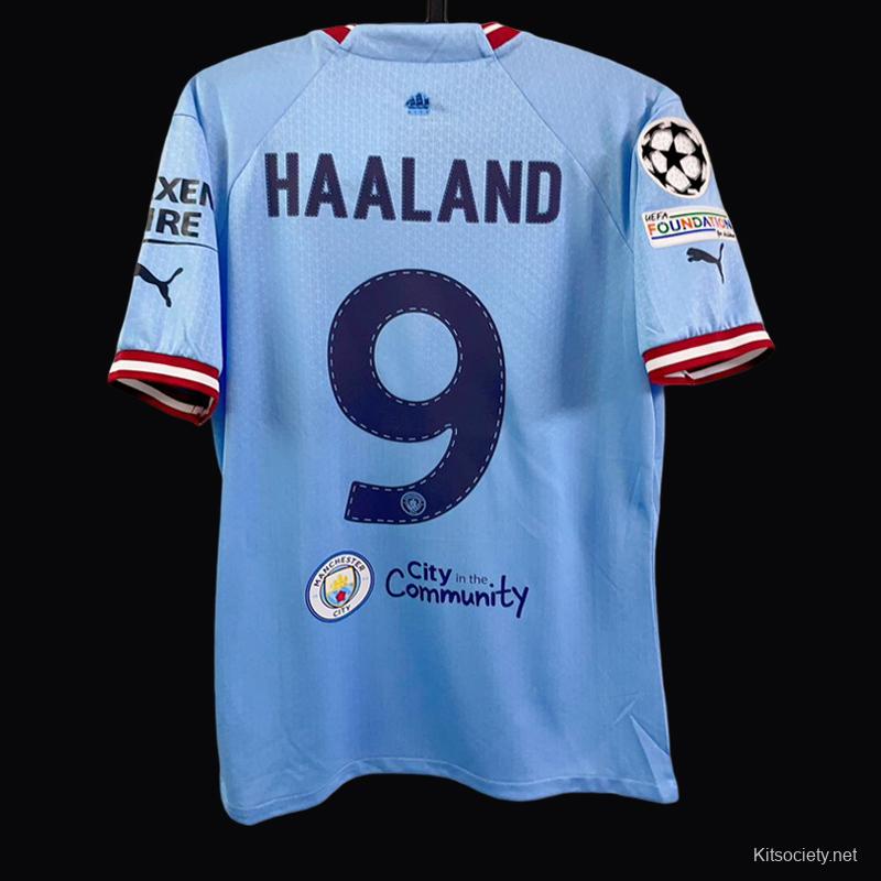 Manchester City Home Jersey 22/23 HAALAND #9