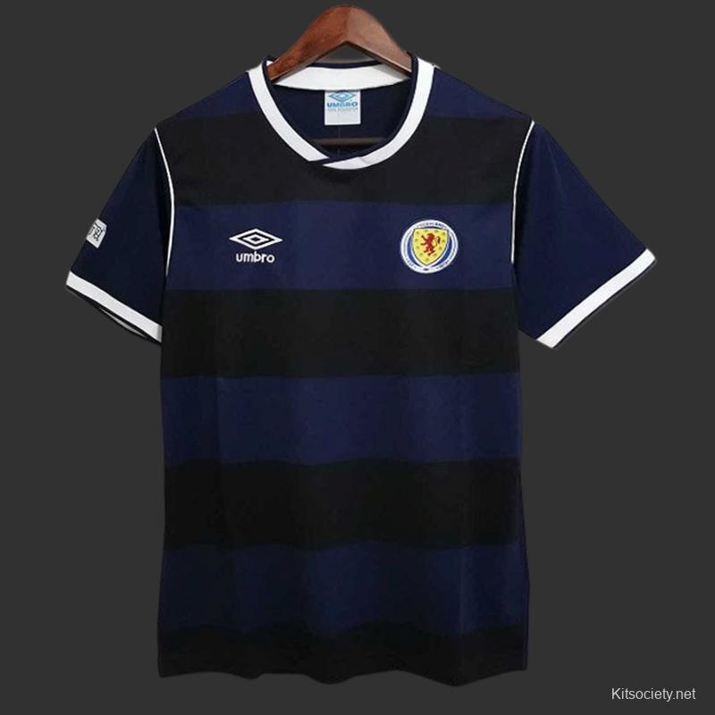 Retro 1986 Scotland Away Soccer Jersey