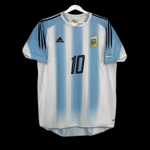 Retro 2001 Argentina Maradona #10 Commemorative Edition Jersey - Kitsociety