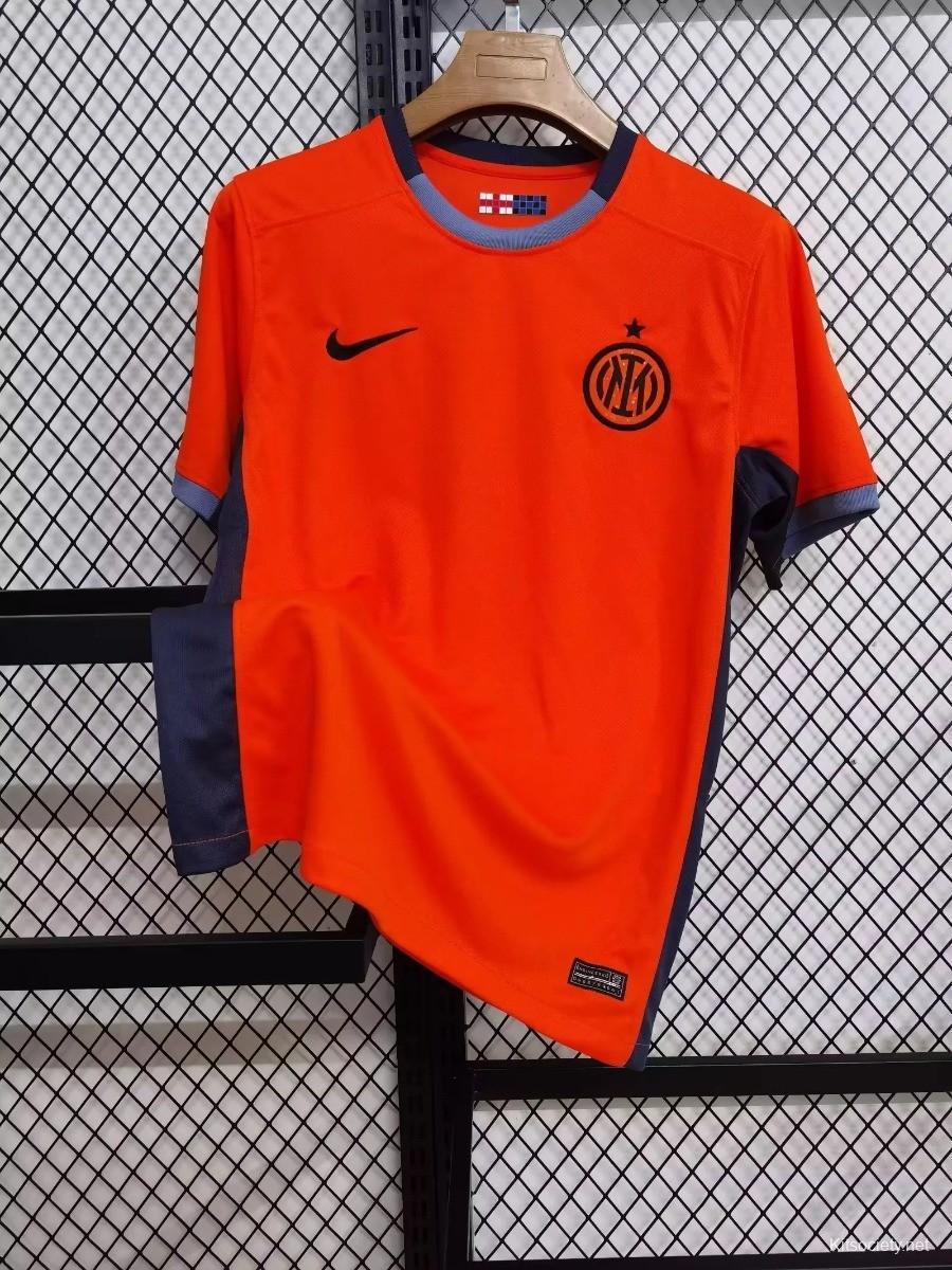 23-24 AFC Richmond Away Orange Soccer Jersey - Kitsociety