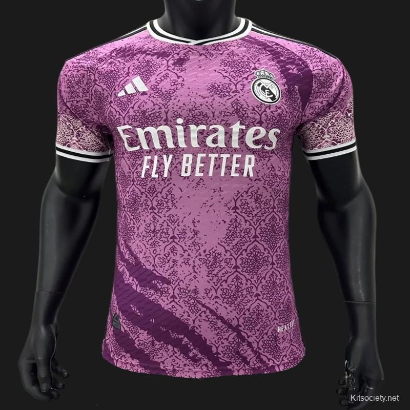 Player Version 23-24 Real Madrid Special Purple Jersey - Kitsociety