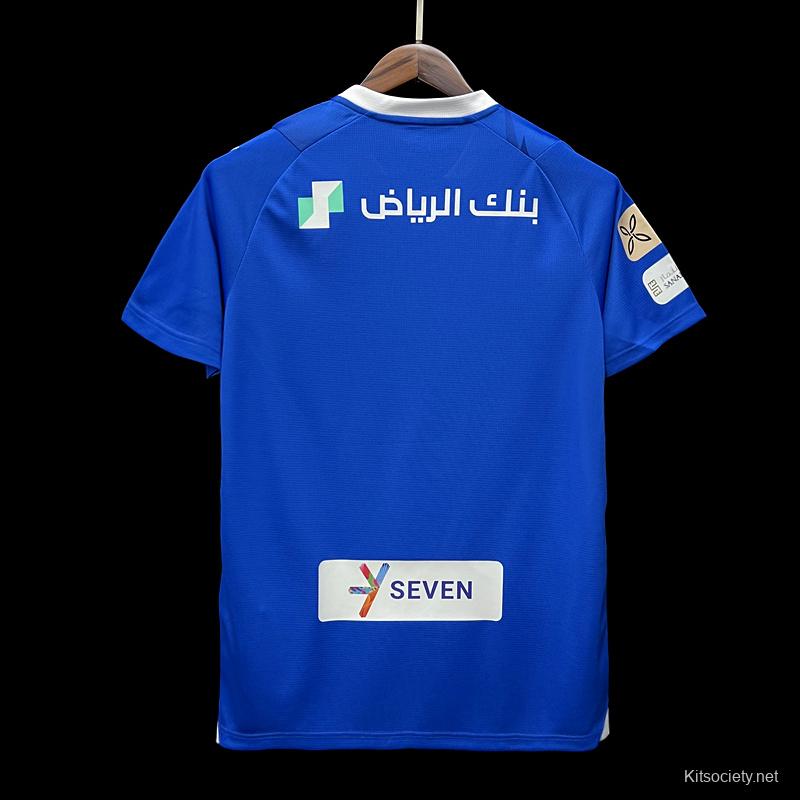 : Neymar Jr. #10 Al Hilal Soccer Star Jersey Style Long