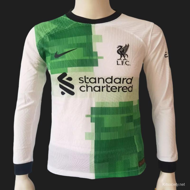 23-24 Player Liverpool Away Jersey - Kitsociety